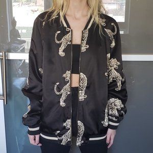 Embroidered Bomber jacket